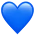 Blått Hjärta