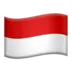 Drapeau de l’Indonésie