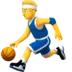 पुरुष बास्केटबॉल खिलाड़ी