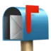 Boîte aux lettres ouverte avec son drapeau relevé
