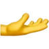 Hand Met Palm Omhoog
