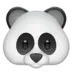 Pandagezicht