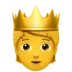 Personne avec une couronne