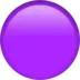 紫色の丸