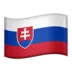 Slovakisk Flagga