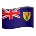 Turks - Och Caicosöarnas Flagga