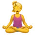 Woman In Lotus Position