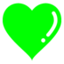 绿色的心