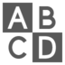 Eingabesymbol für Großbuchstaben
