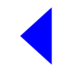 Triângulo a apontar para a esquerda