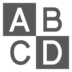 Simbolo di input per lettere maiuscole