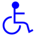 Simbolo della sedia a rotelle
