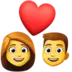 Hombre y mujer con un corazon