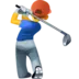 Mężczyzna Grający W Golfa