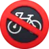 Prohibido el paso de bicicletas