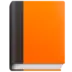 Libro de texto naranja