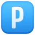 Símbolo de aparcamiento