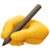 लिखने की मुद्रा वाला हाथ