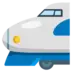 Скоростной поезд с закругленной носовой частью