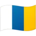 Vlag Van De Canarische Eilanden