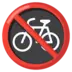 Vélos interdits