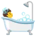 Person Taking Bath