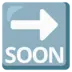 Flèche indiquant «bientôt» en anglais