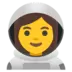 女性の宇宙飛行士