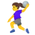 Woman Playing Handball