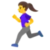 달리기하는 여자