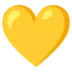 Cœur jaune