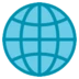 Globus mit Meridianen