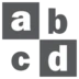 Symbole d’écriture des lettres minuscules