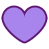 Inimă Violet
