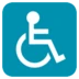 Symbol für Rollstuhl
