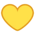 Cœur jaune