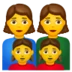 Family: Woman, Woman, Girl, Girl