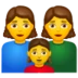 Family: Woman, Woman, Girl