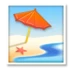 有太阳伞的海滩