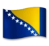 Bosnien-Hercegovinas Flagga