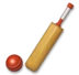 क्रिकेट का बल्ला और गेंद