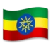 Vlag Van Ethiopië