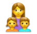 Family: Woman, Girl, Boy