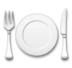 Fork and Knife With Plate