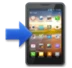 Mobile Phone With Arrow