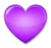 紫のハート