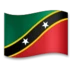 Vlag Van Saint Kitts En Nevis
