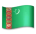 Vlag Van Turkmenistan