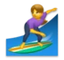 서핑하는 여자