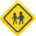 Simbol Rutier Traversare Copii